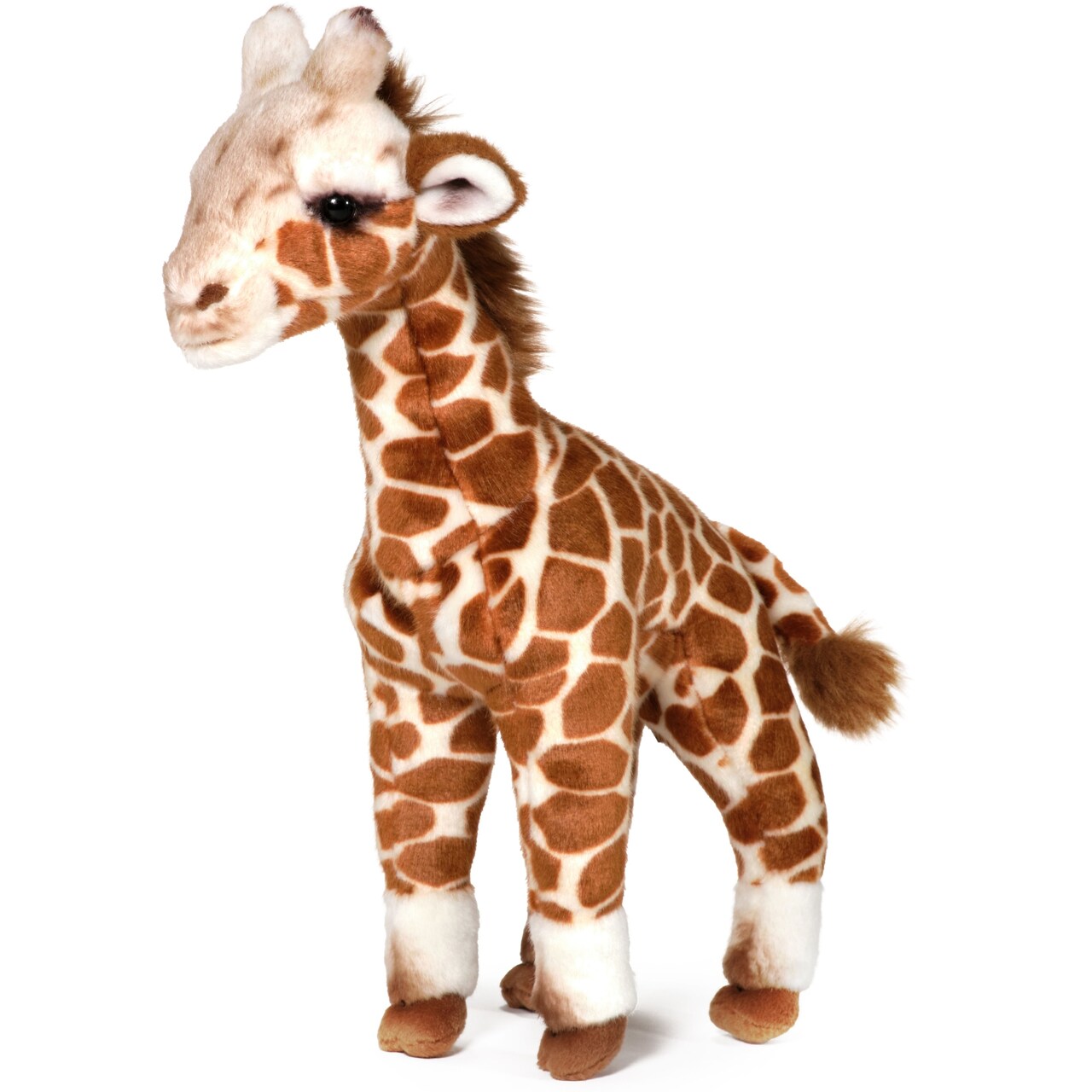 Bearington Twiggie Giraffe Stuffed Animal - 15" Soft and Realistic Baby Giraffe Plush Toy with Cuddly Faux-Fur - Adorable Stuffed Animal Giraffes Gift for Kids, Zoo Lovers, and Plush Collectors